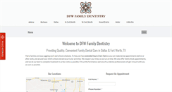 Desktop Screenshot of dfwfamilydentistry.com